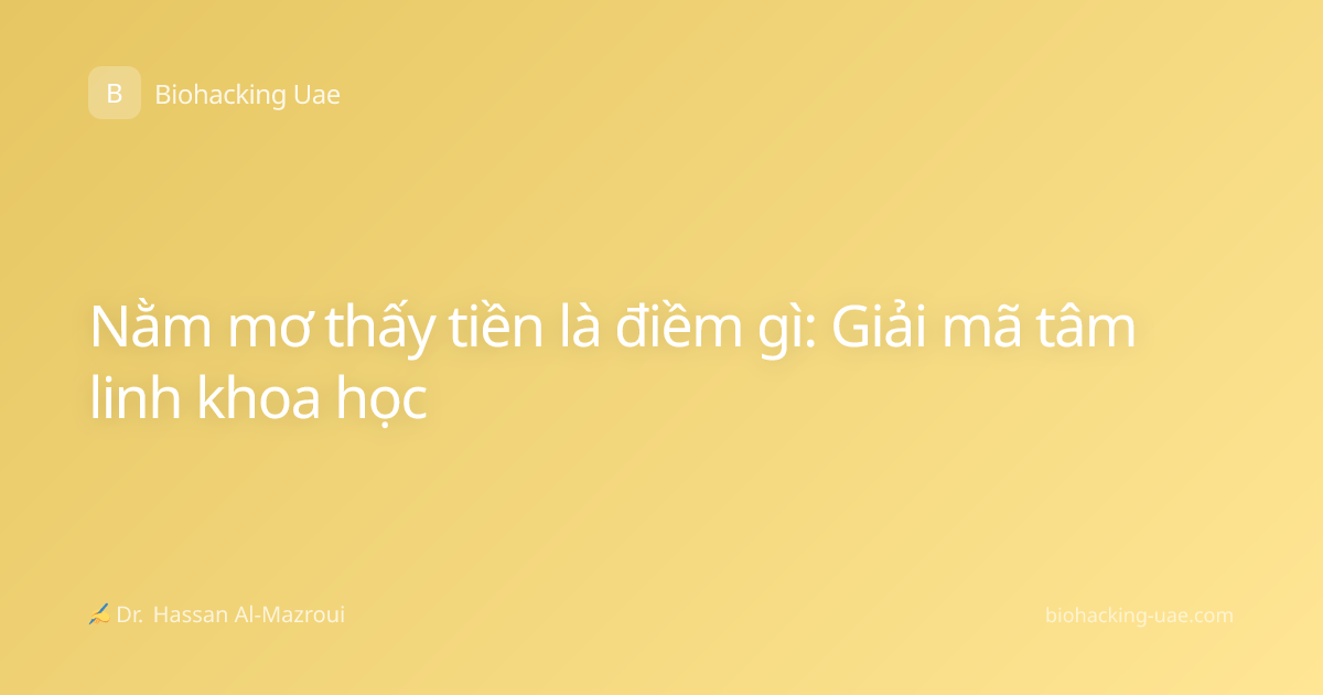 Nằm mơ thấy tiền là điềm gì: Giải mã tâm linh khoa học
