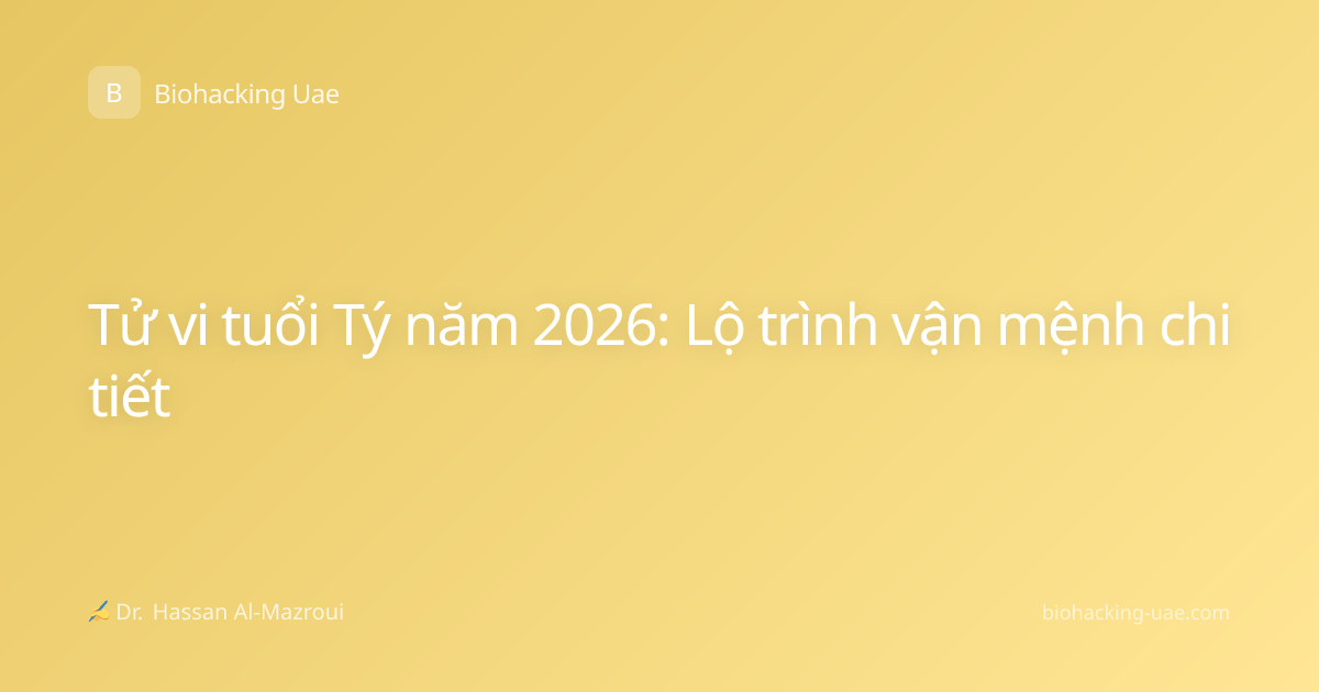 Tử vi tuổi Tý năm 2026: Lộ trình vận mệnh chi tiết